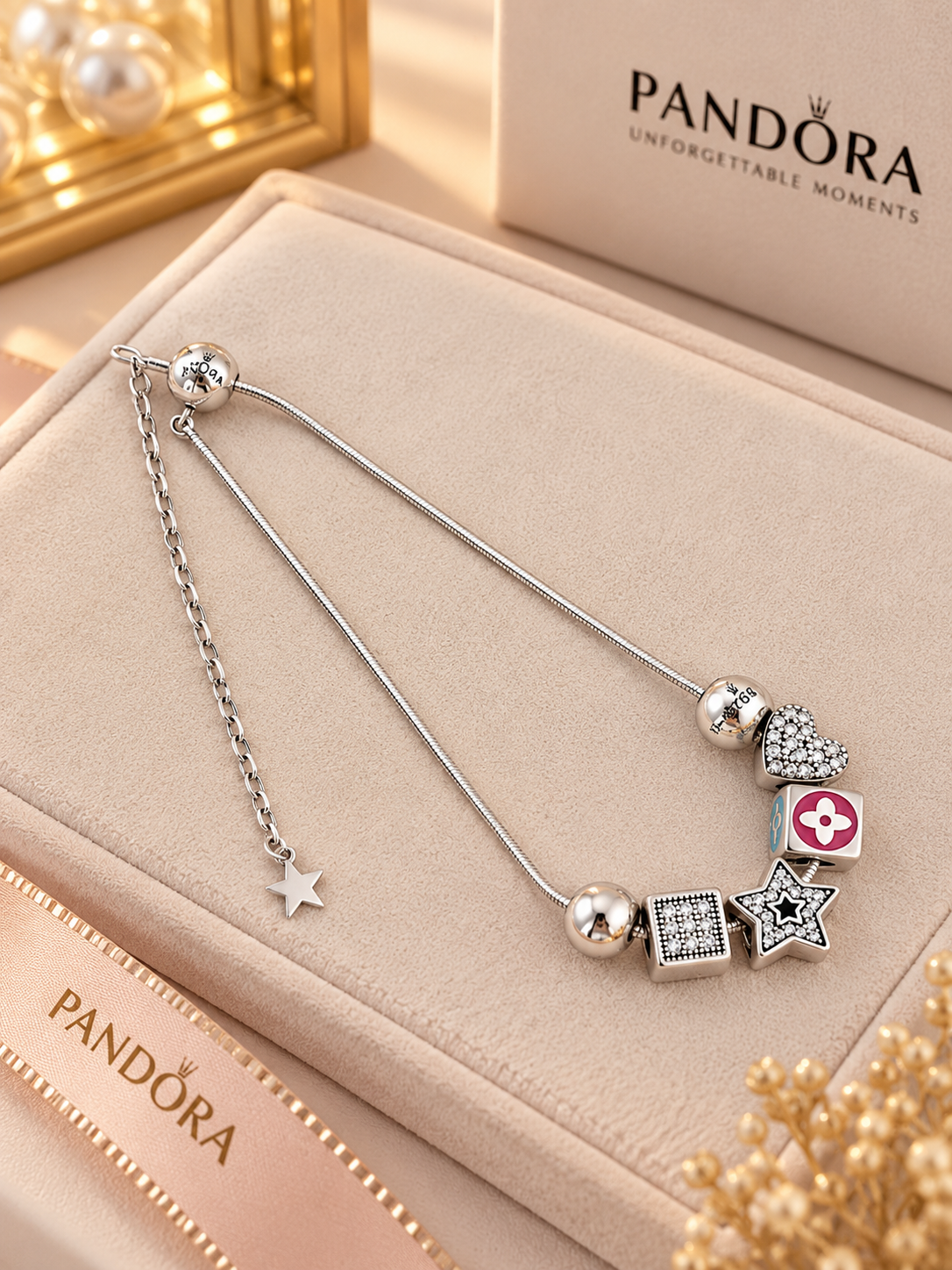 Brazalete Plata Pandora