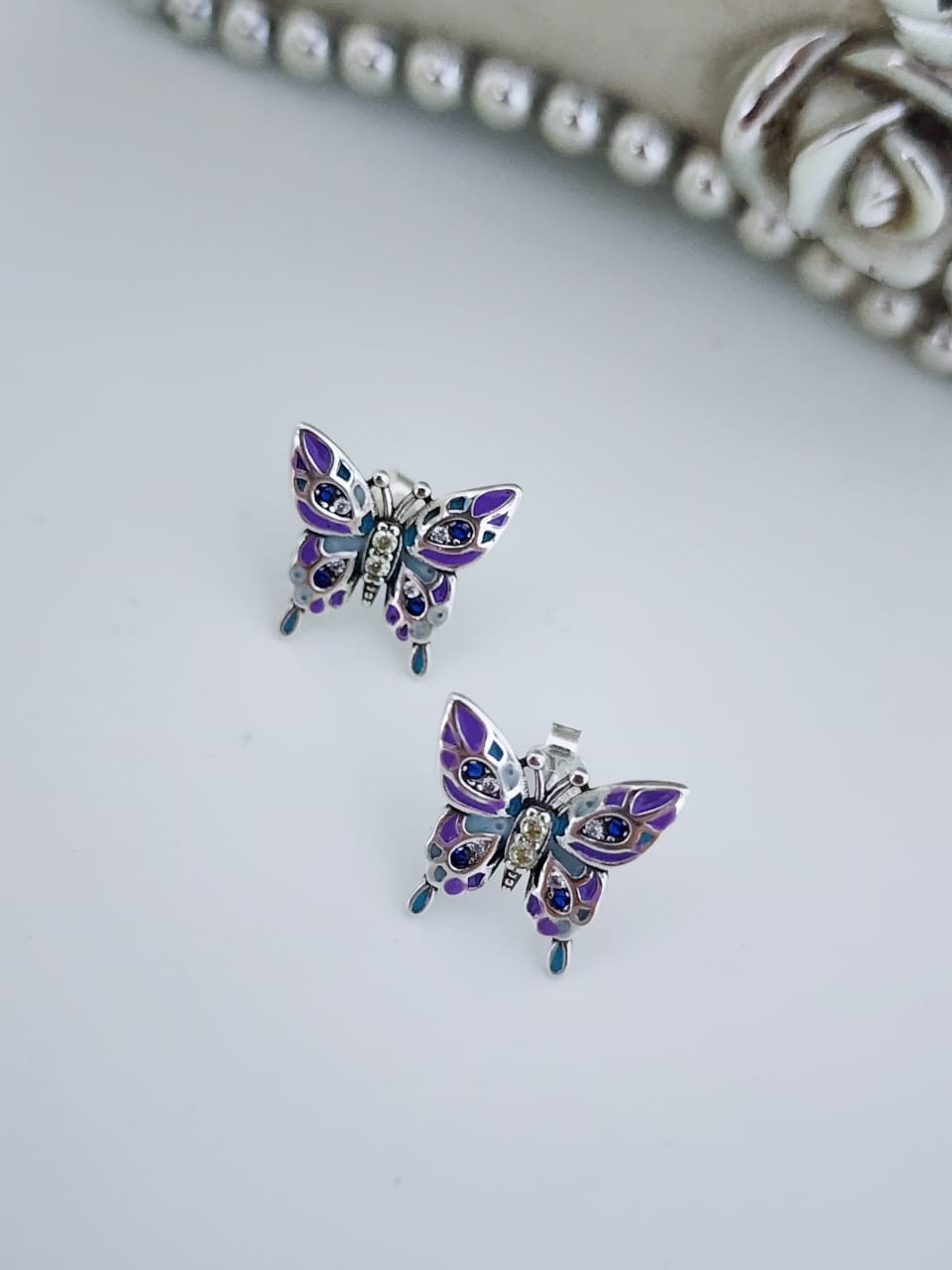 Aretes Plata Tailandesa