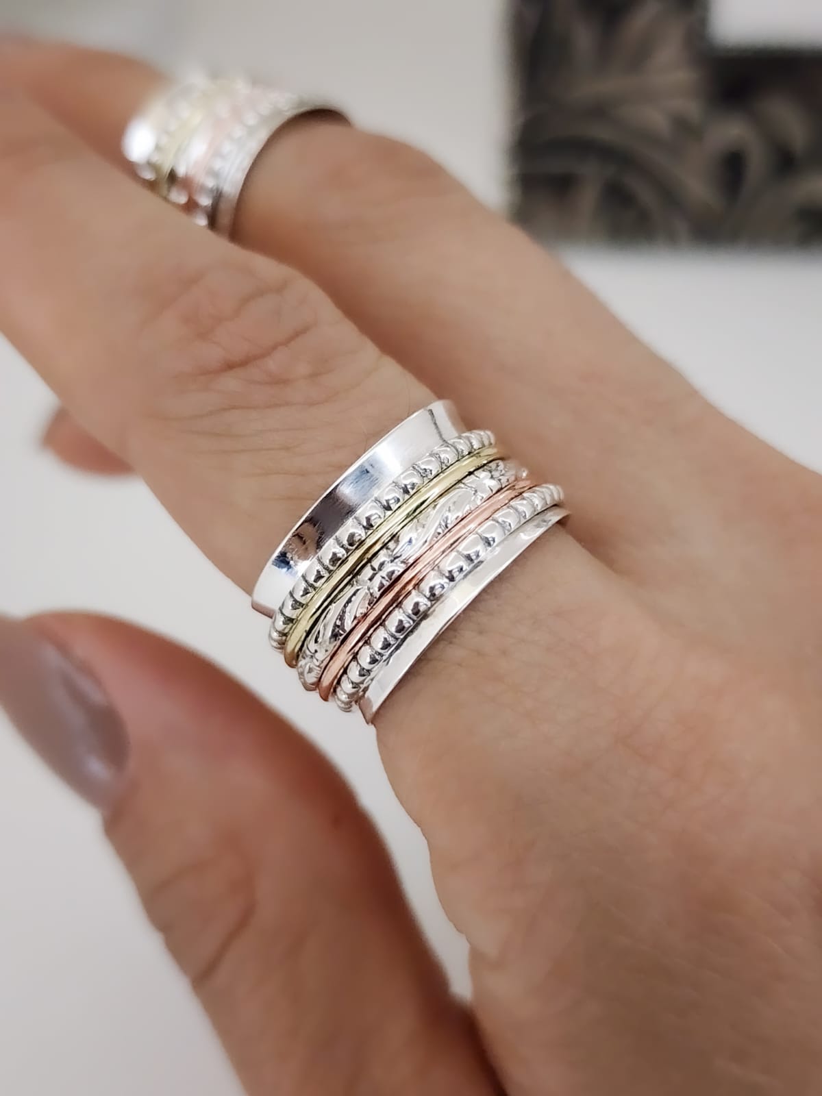 Anillo Plata Tailandesa