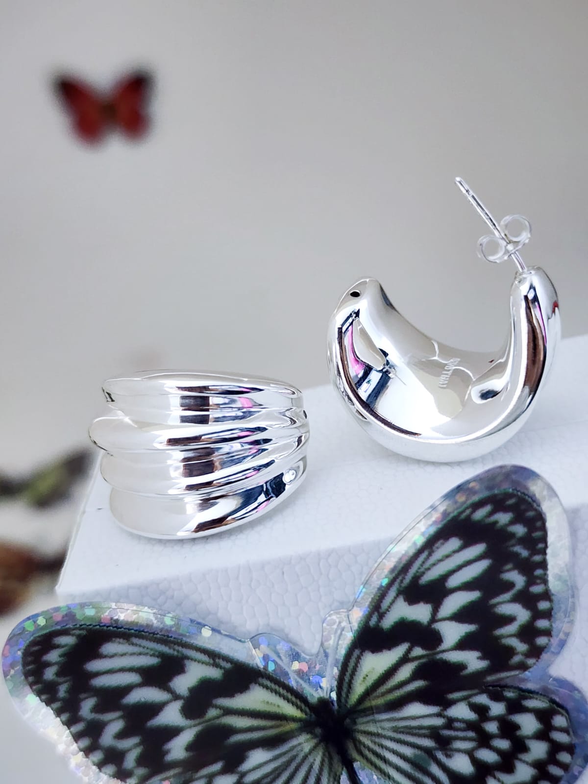 Aretes Plata Tailandesa