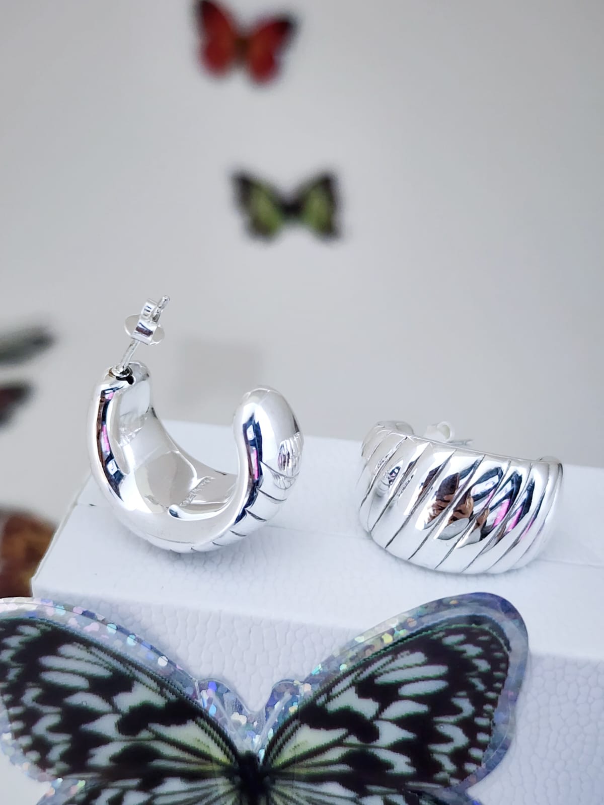 Aretes Plata Tailandesa