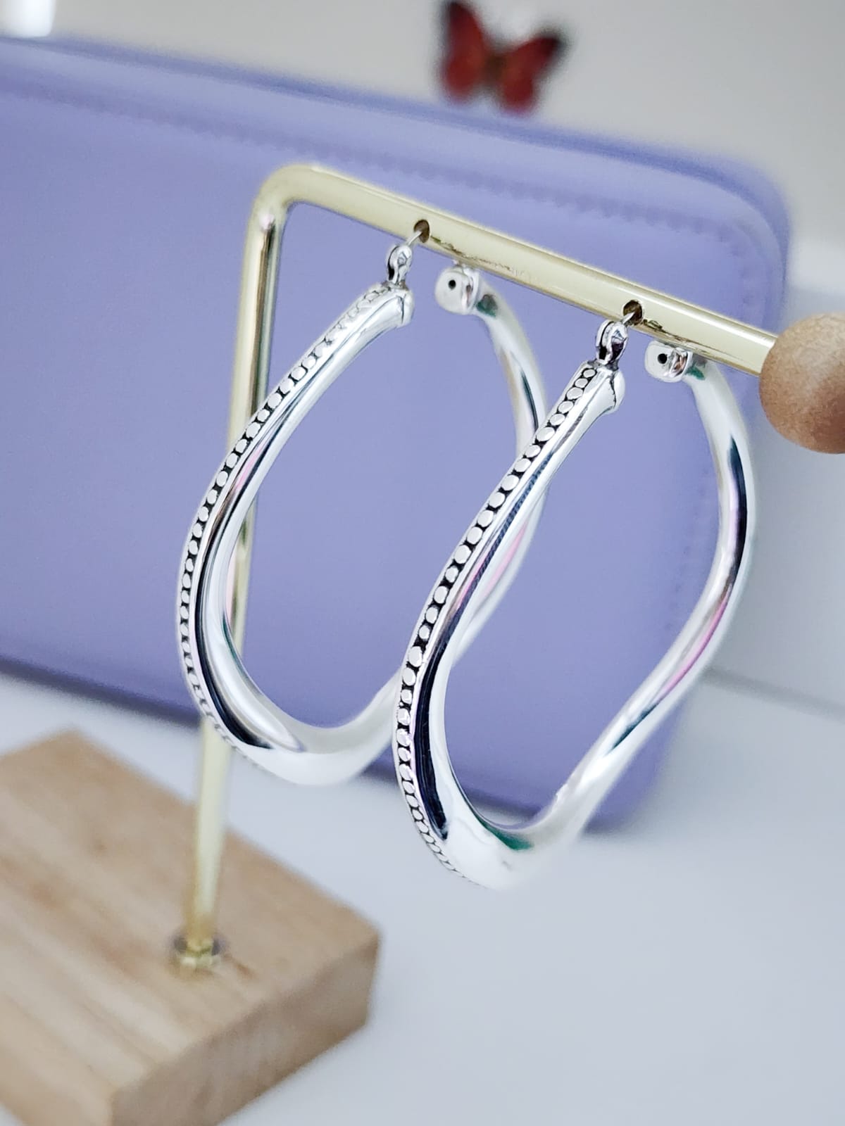 Aretes Plata Tailandesa
