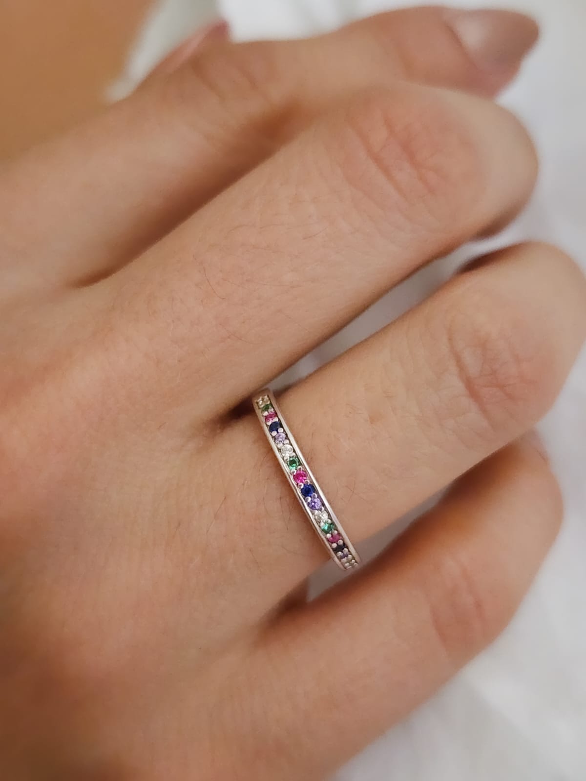Anillo Plata Tailandesa