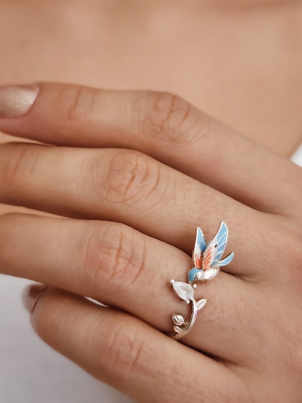 Anillo Plata Tailandesa