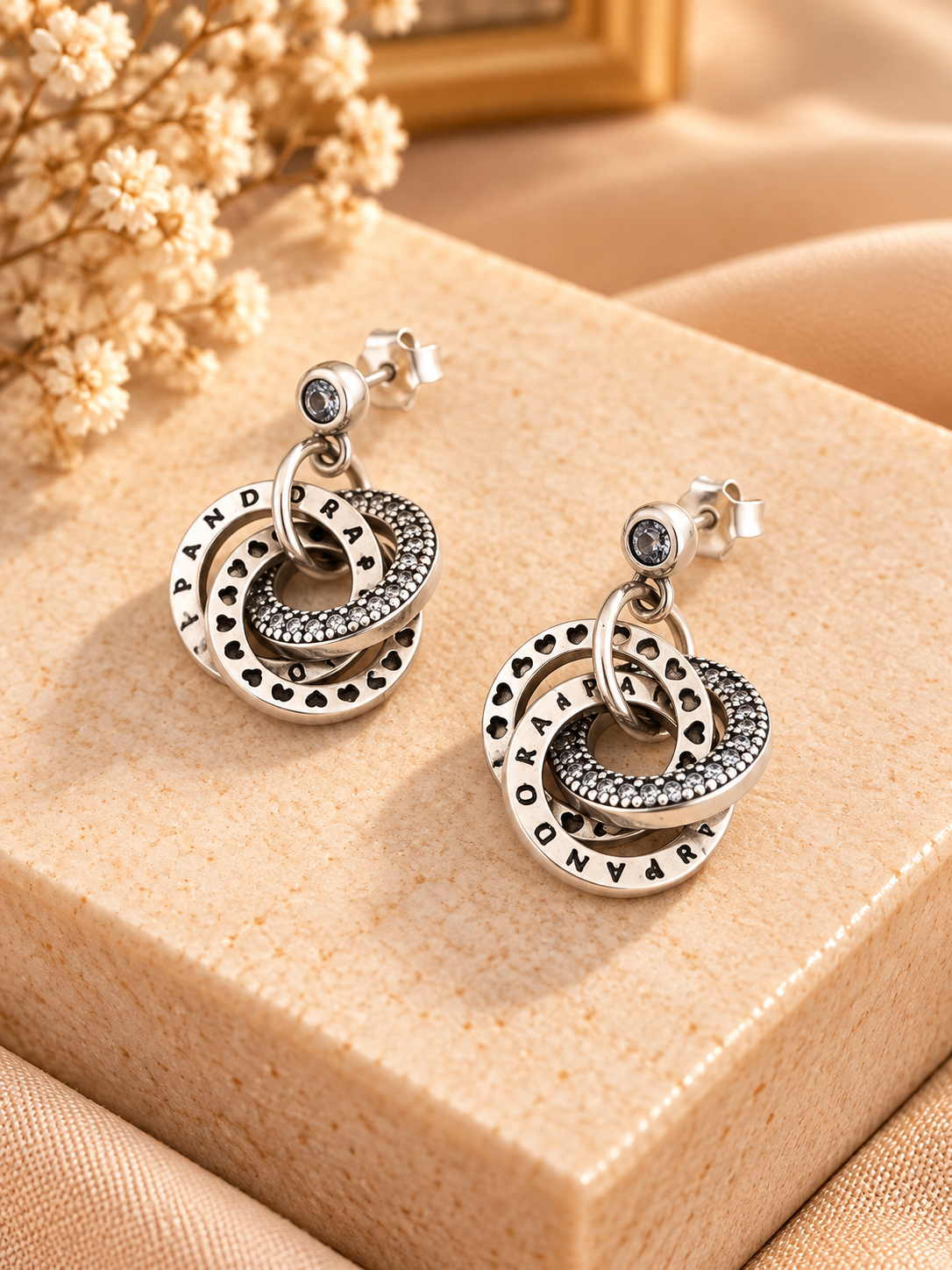 Aretes Plata Pandora