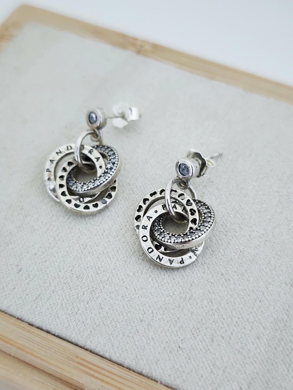 Aretes Plata Pandora