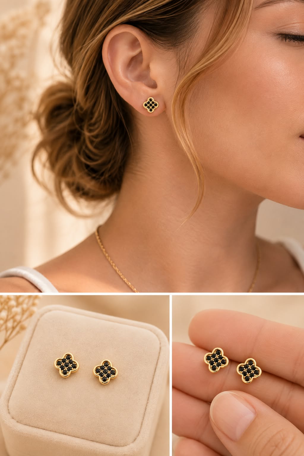 Aretes Oro Laminado