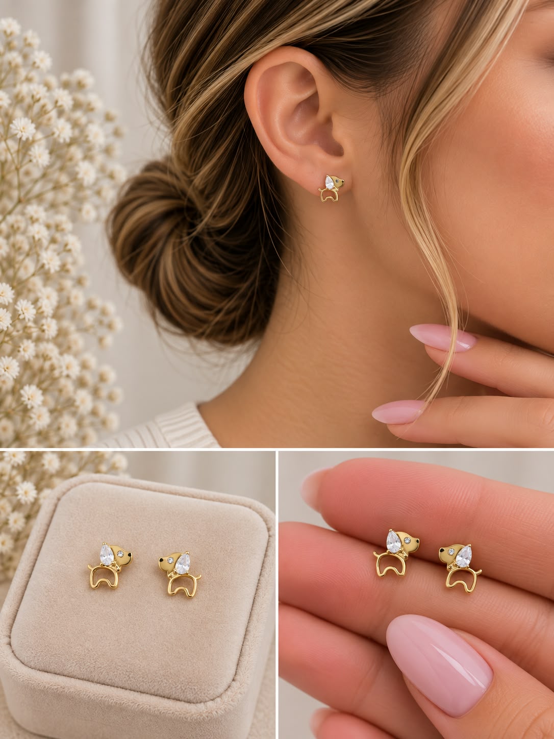 Aretes Oro Laminado