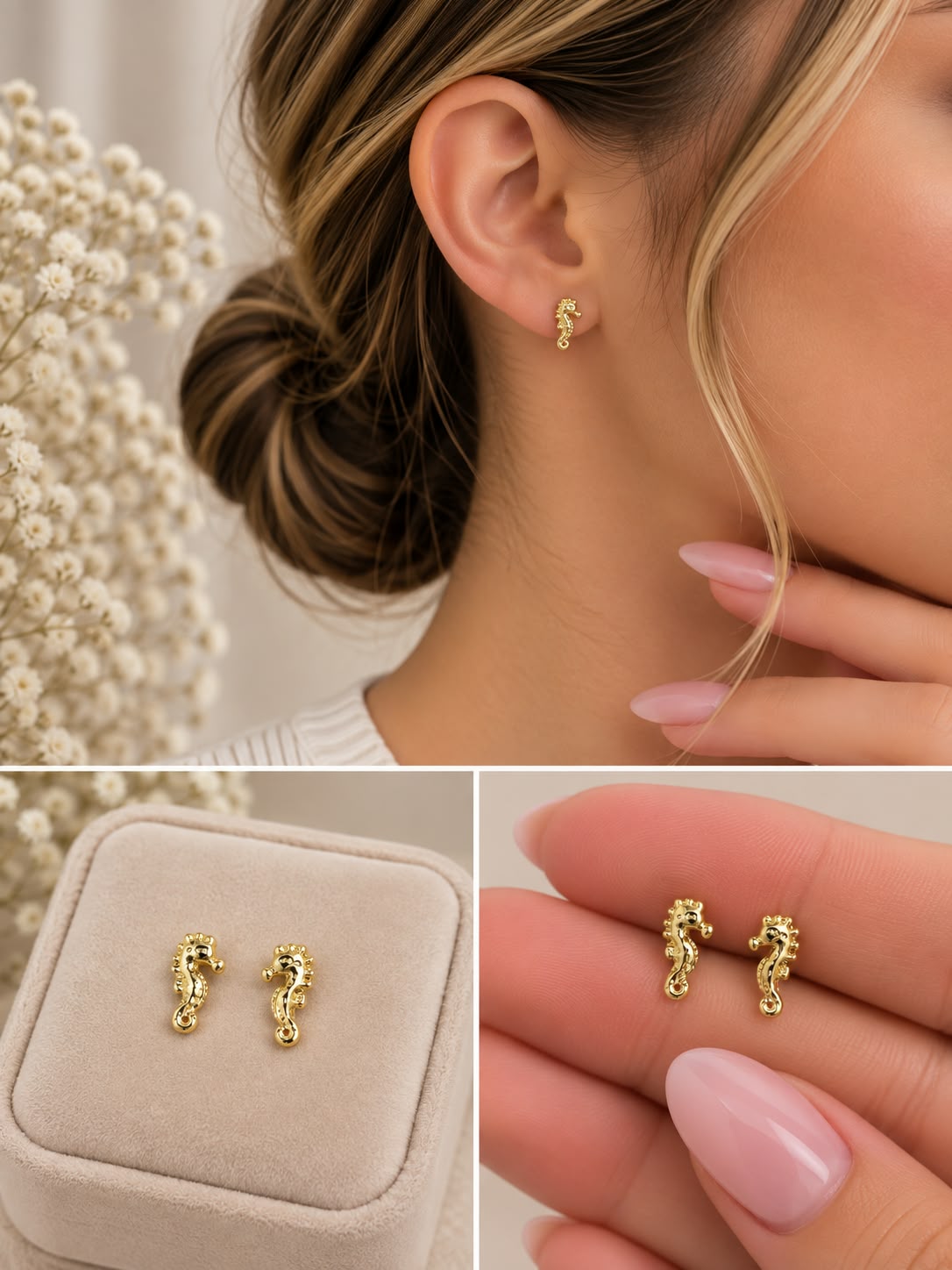 Aretes Oro Laminado