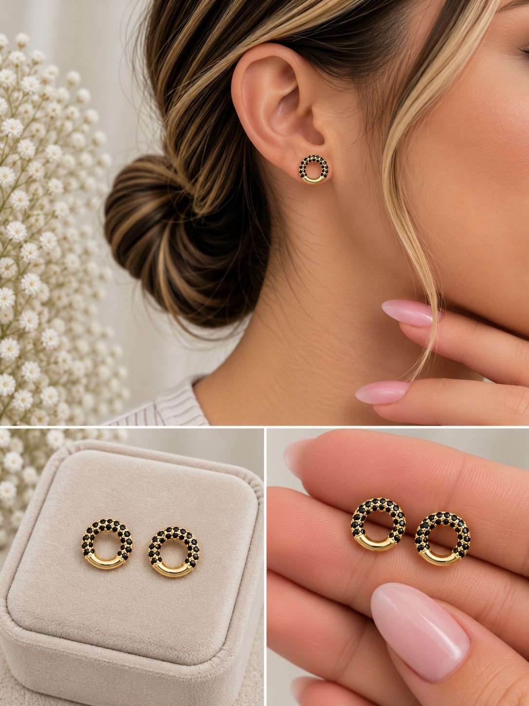 Aretes Oro Laminado