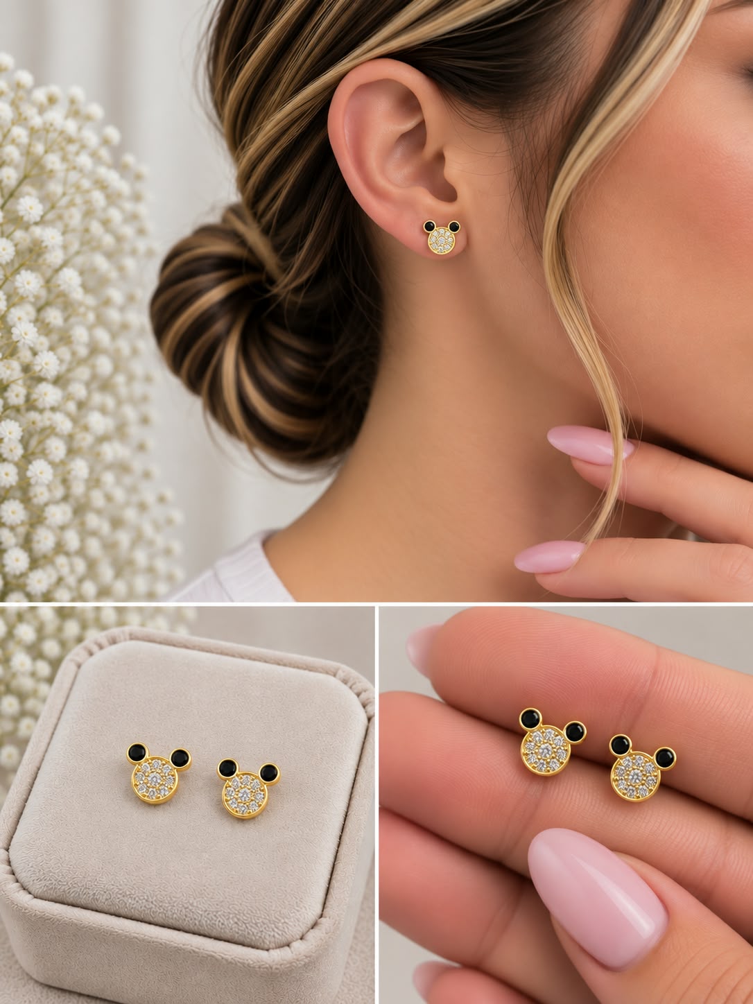 Aretes Oro Laminado