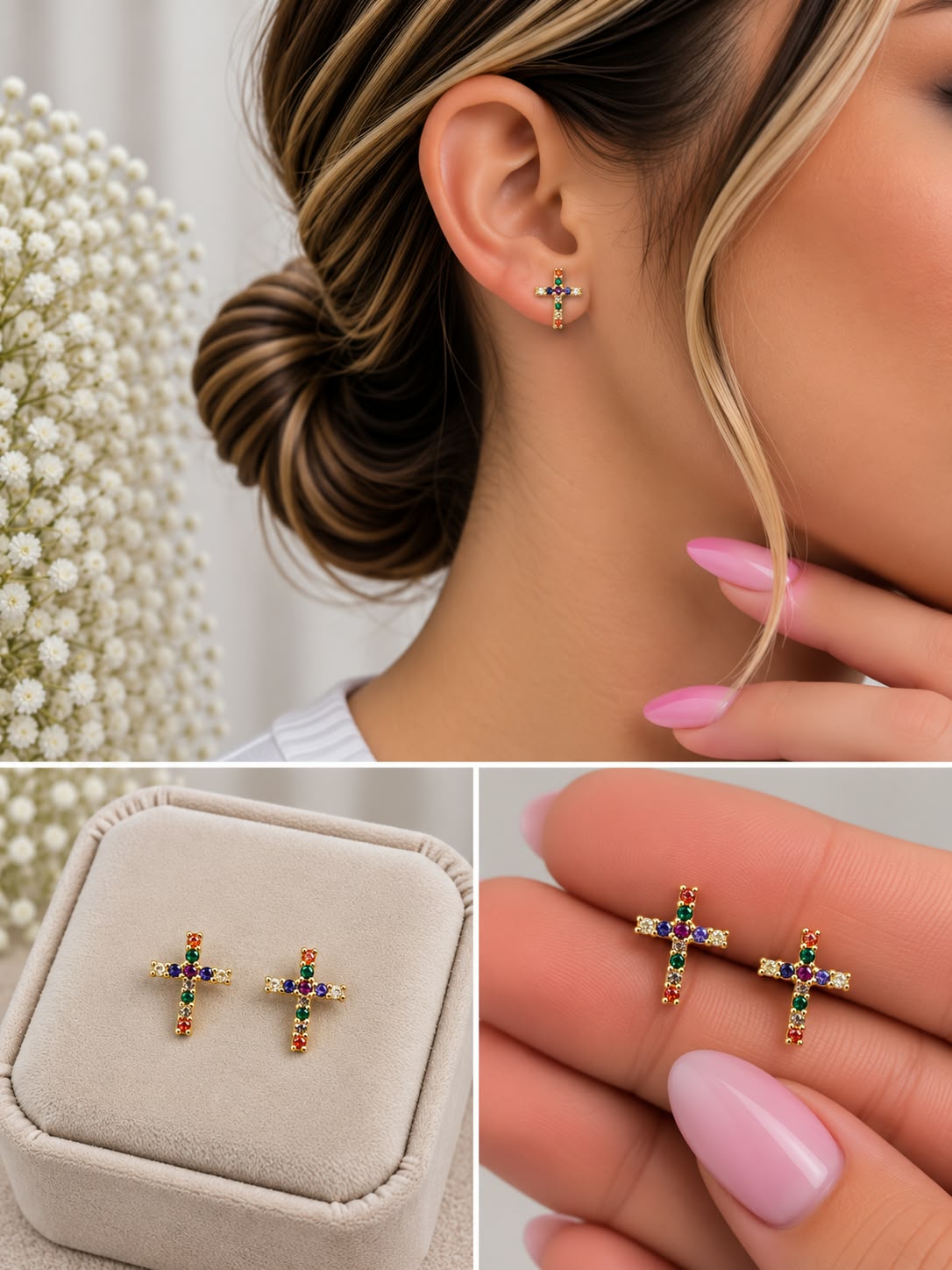 Aretes Oro Laminado