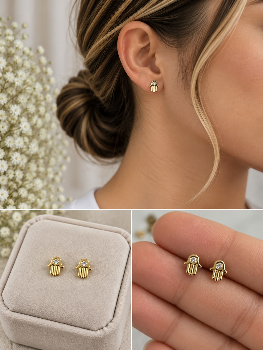 Aretes Oro Laminado