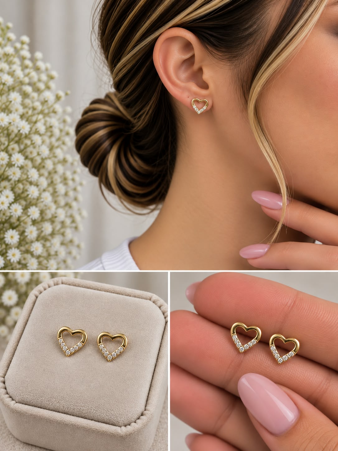 Aretes Oro Laminado