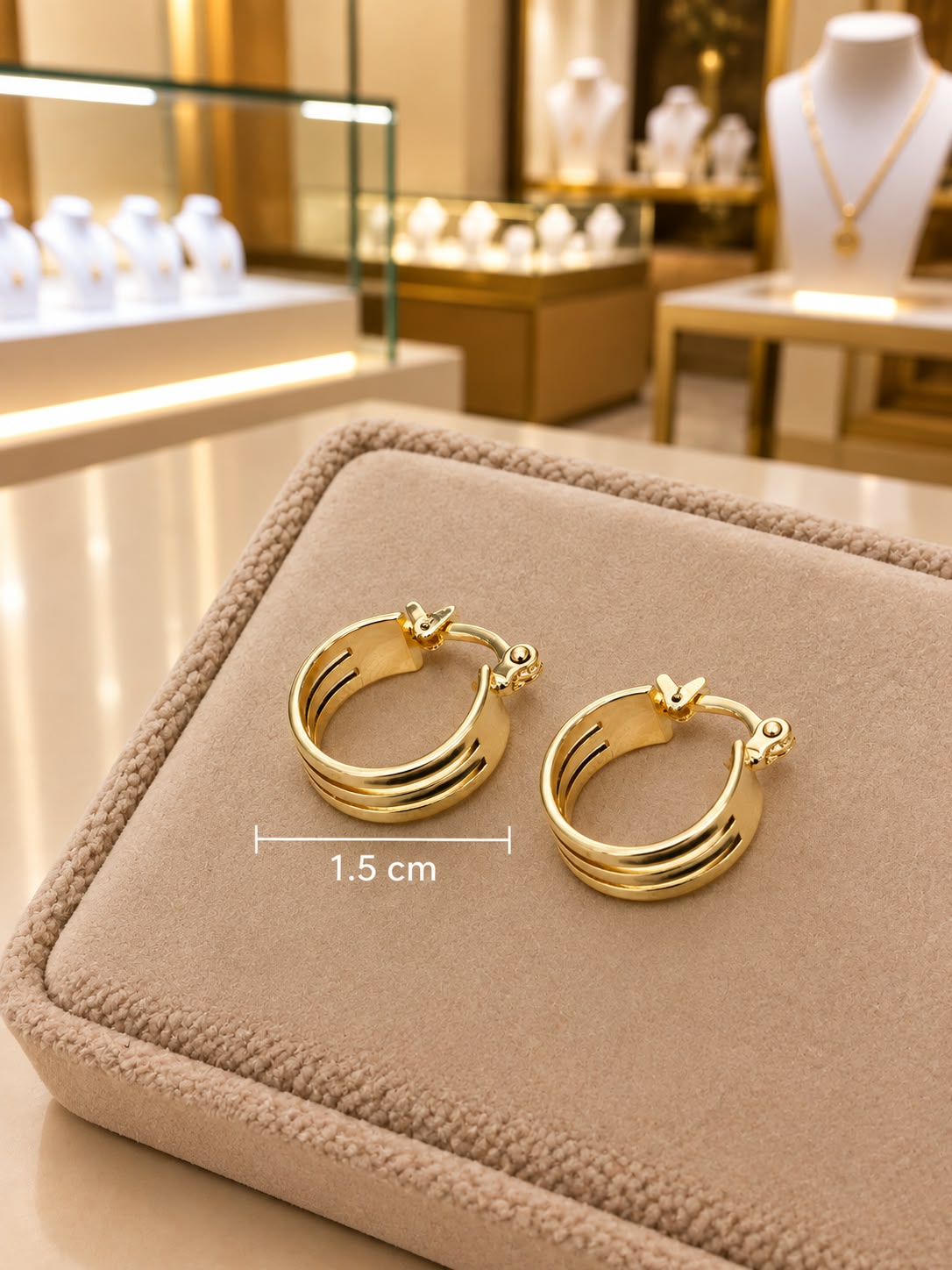 Aretes Oro Laminado